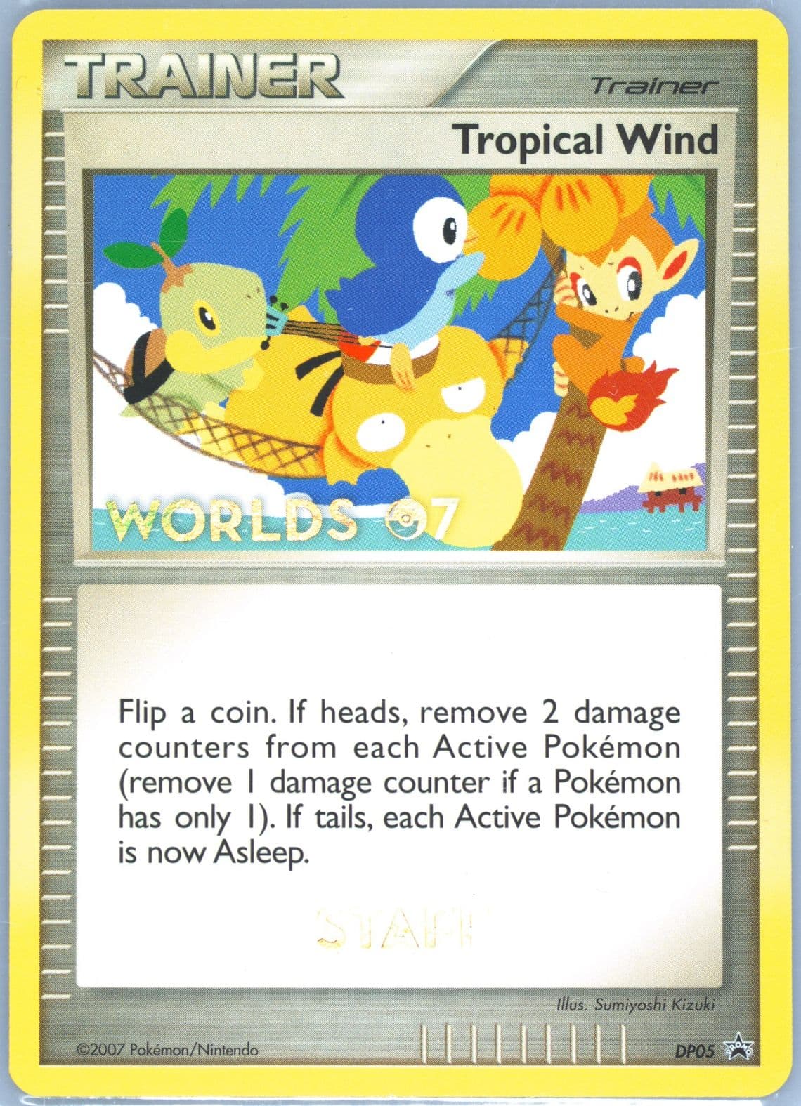 Tropical Wind Staff (DP05) 2007 Pokemon World Championships Promo