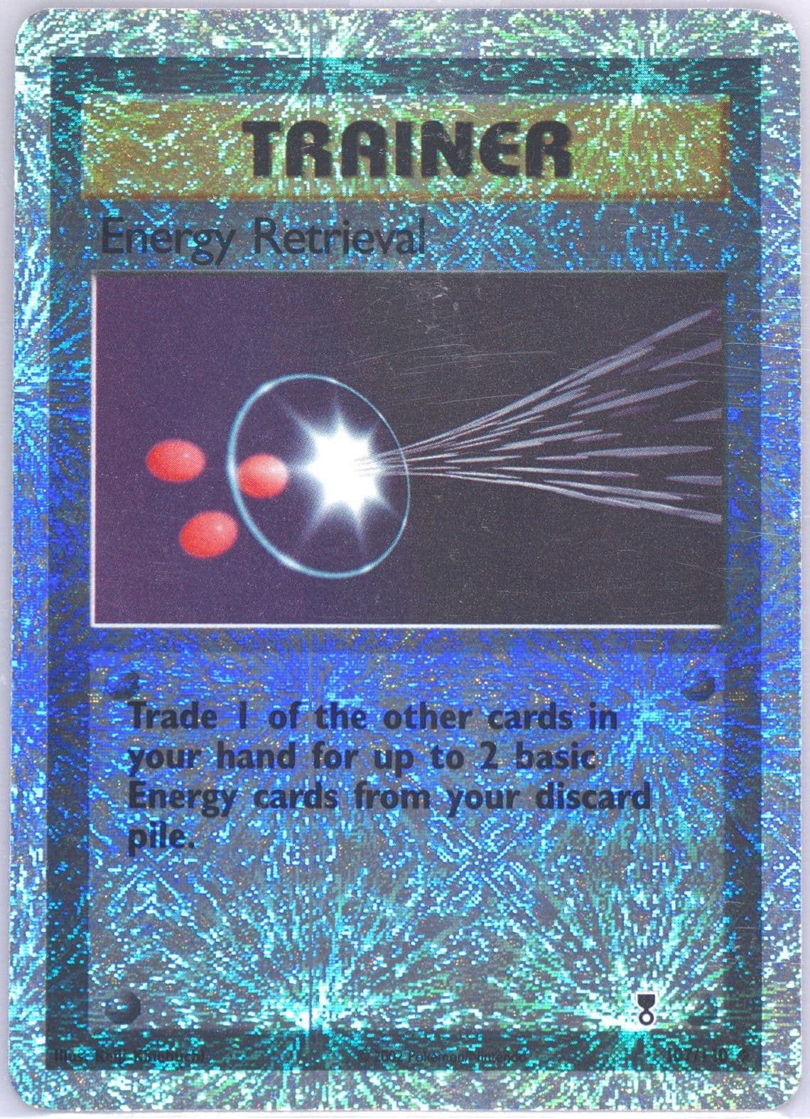 Energy Retrieval-Reverse Foil (107) 2002 Pokemon Legendary Collection
