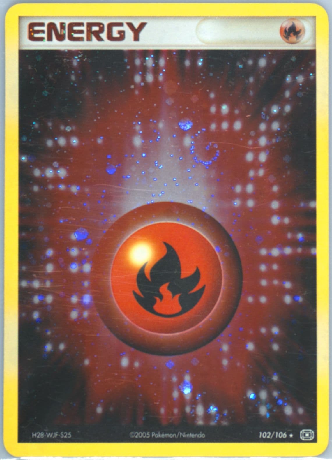 Fire Energy-Holo (102) 2005 Pokemon EX Emerald
