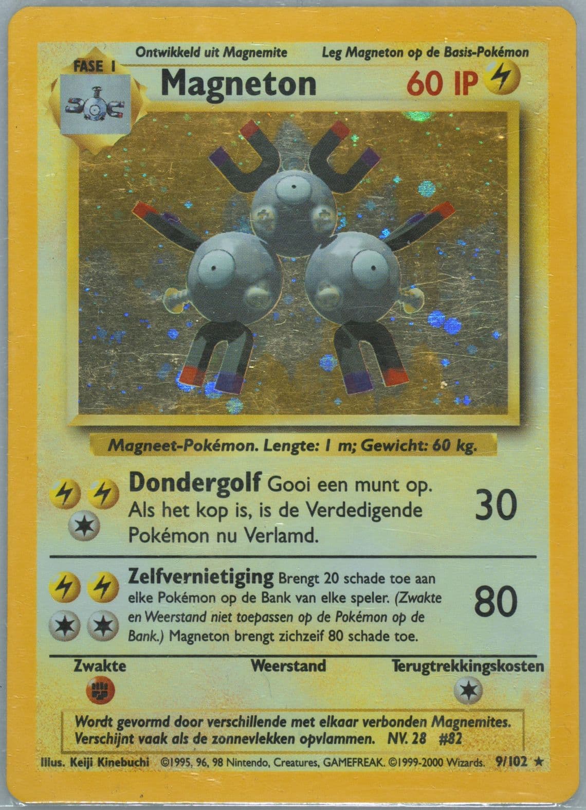 Magneton-Holo (9) 1999 Pokemon Dutch