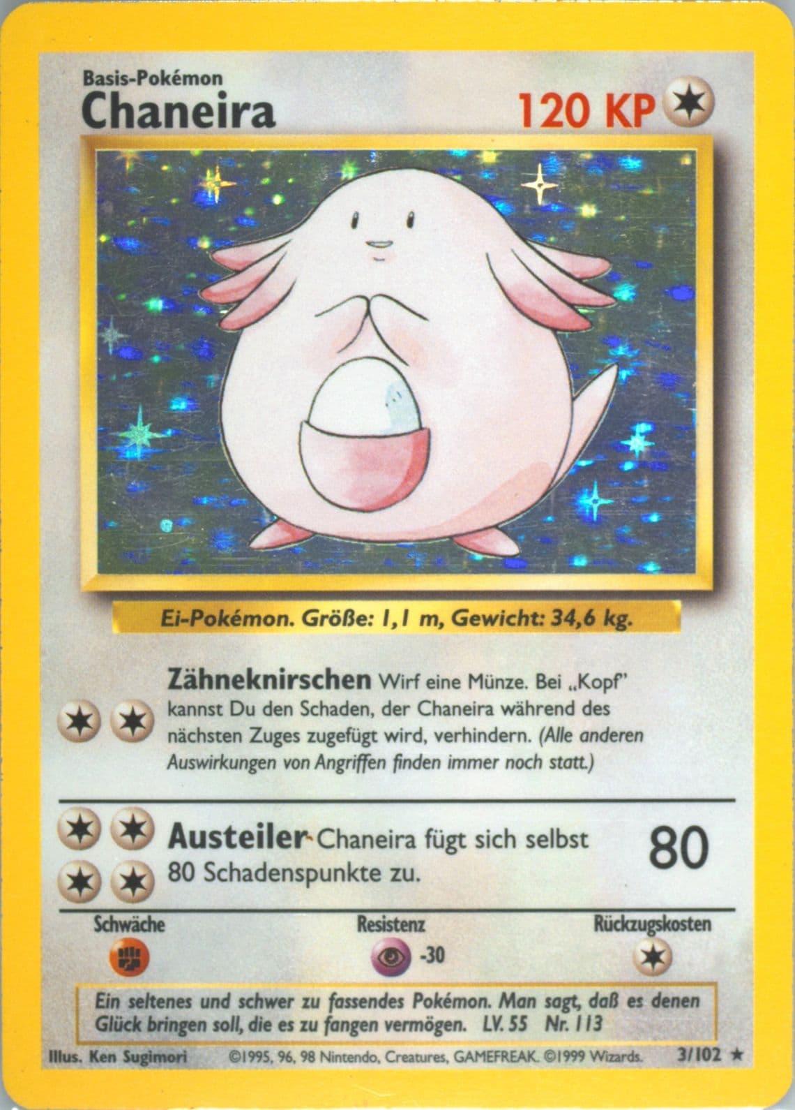 Chaneira-Holo (3) 1999 Pokemon German