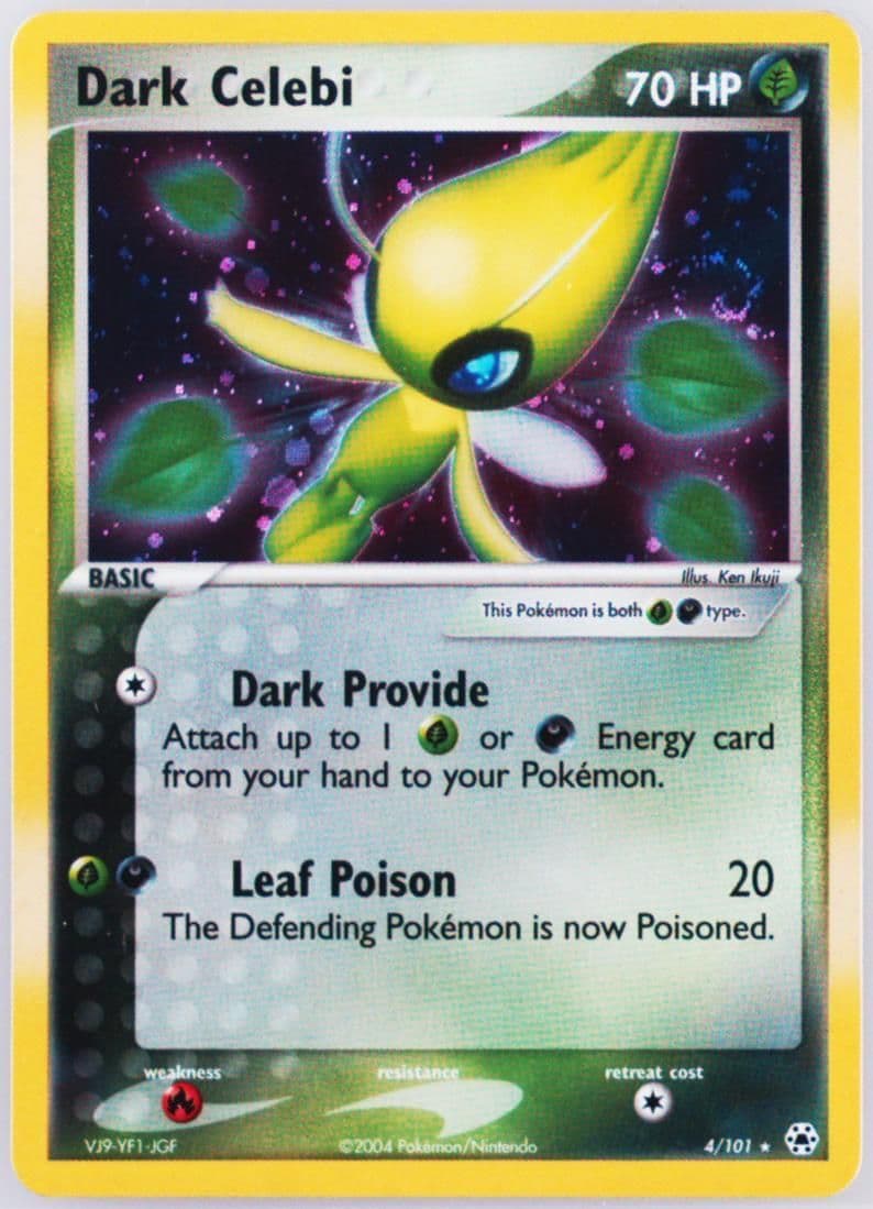 Dark Celebi-Holo (4) 2004 Pokemon EX Hidden Legends