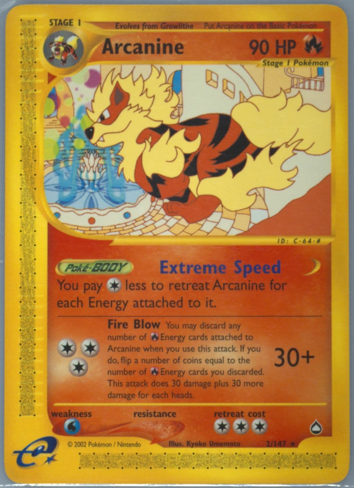 Arcanine (2) 2003 Pokemon Aquapolis