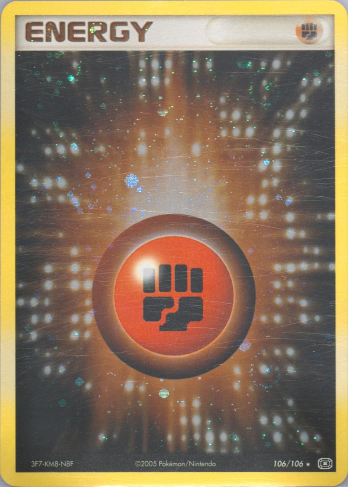 Fighting Energy-Holo (106) 2005 Pokemon EX Emerald