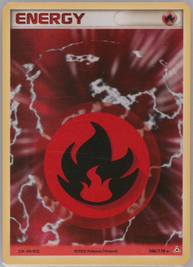Fire Energy-Holo (106) 2006 Pokemon EX Holon Phantoms