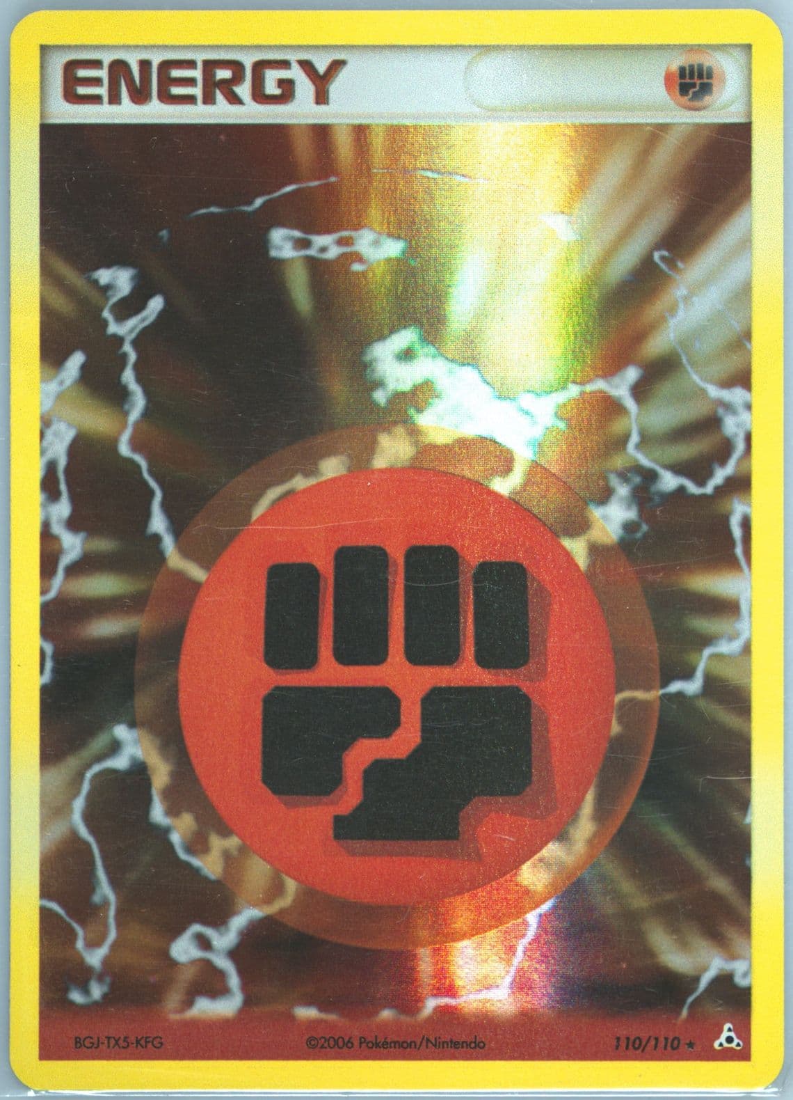 Fighting Energy-Holo (110) 2006 Pokemon EX Holon Phantoms