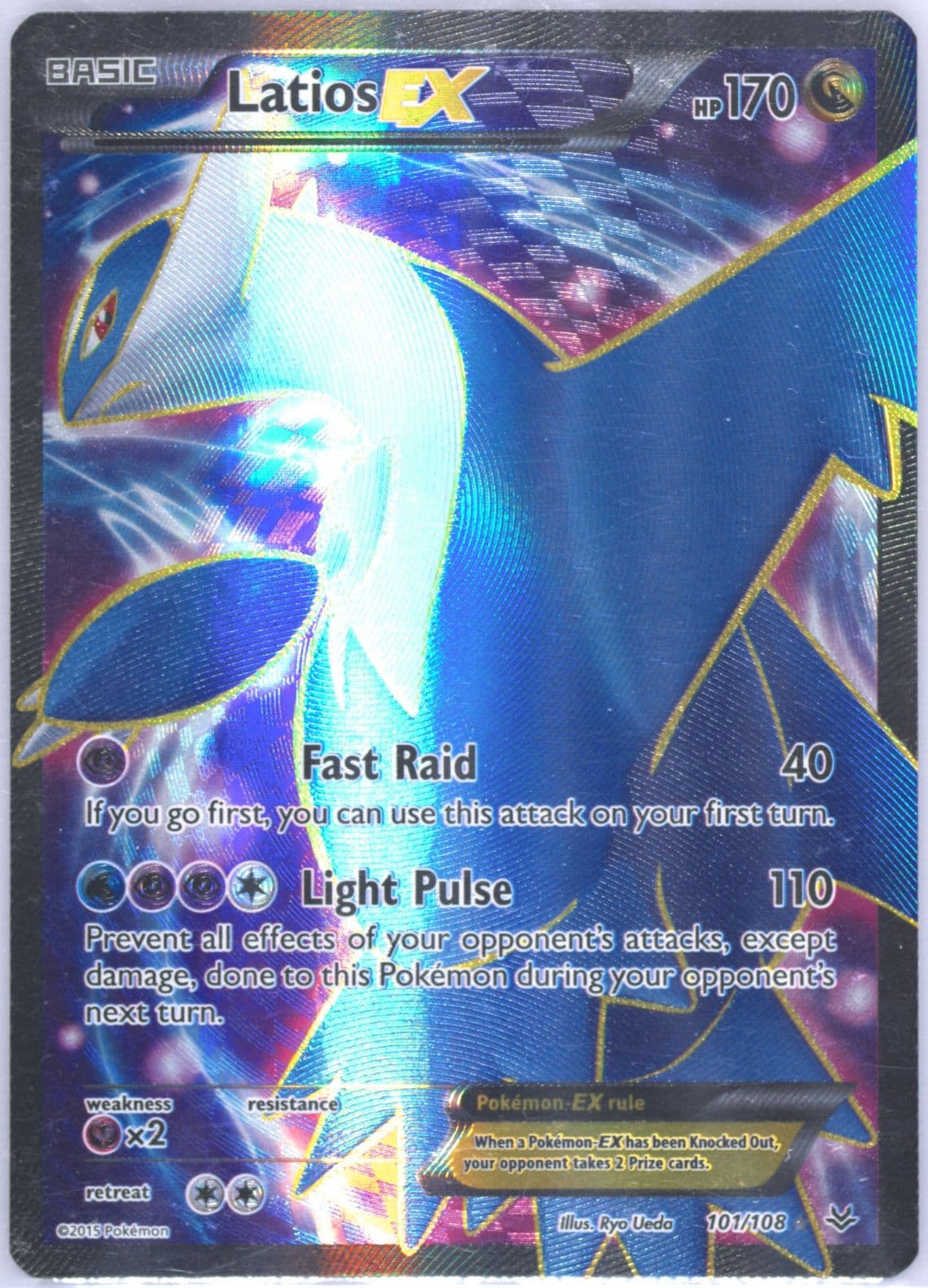 Full Art/Latios EX (101) 2015 Pokemon XY Roaring Skies