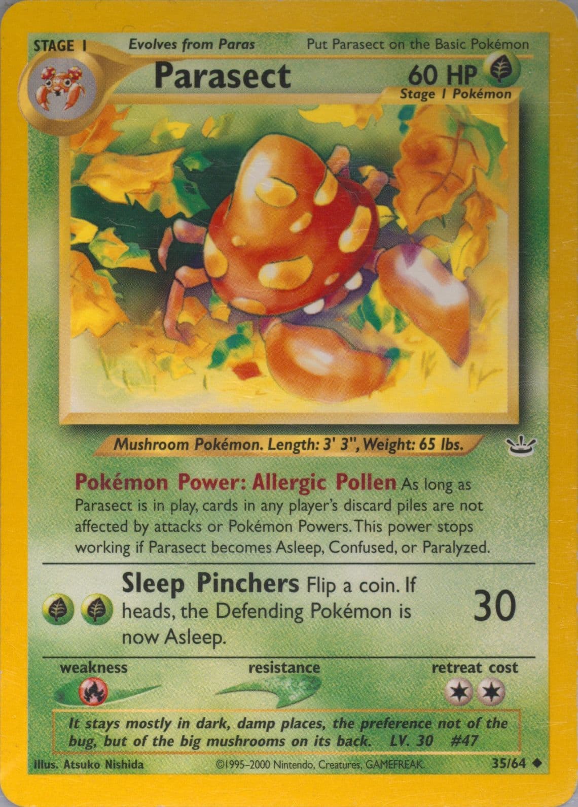 Parasect (35) 2001 Pokemon Neo Revelation