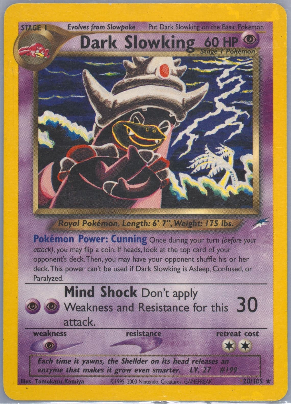 Dark Slowking (20) 2002 Pokemon Neo Destiny