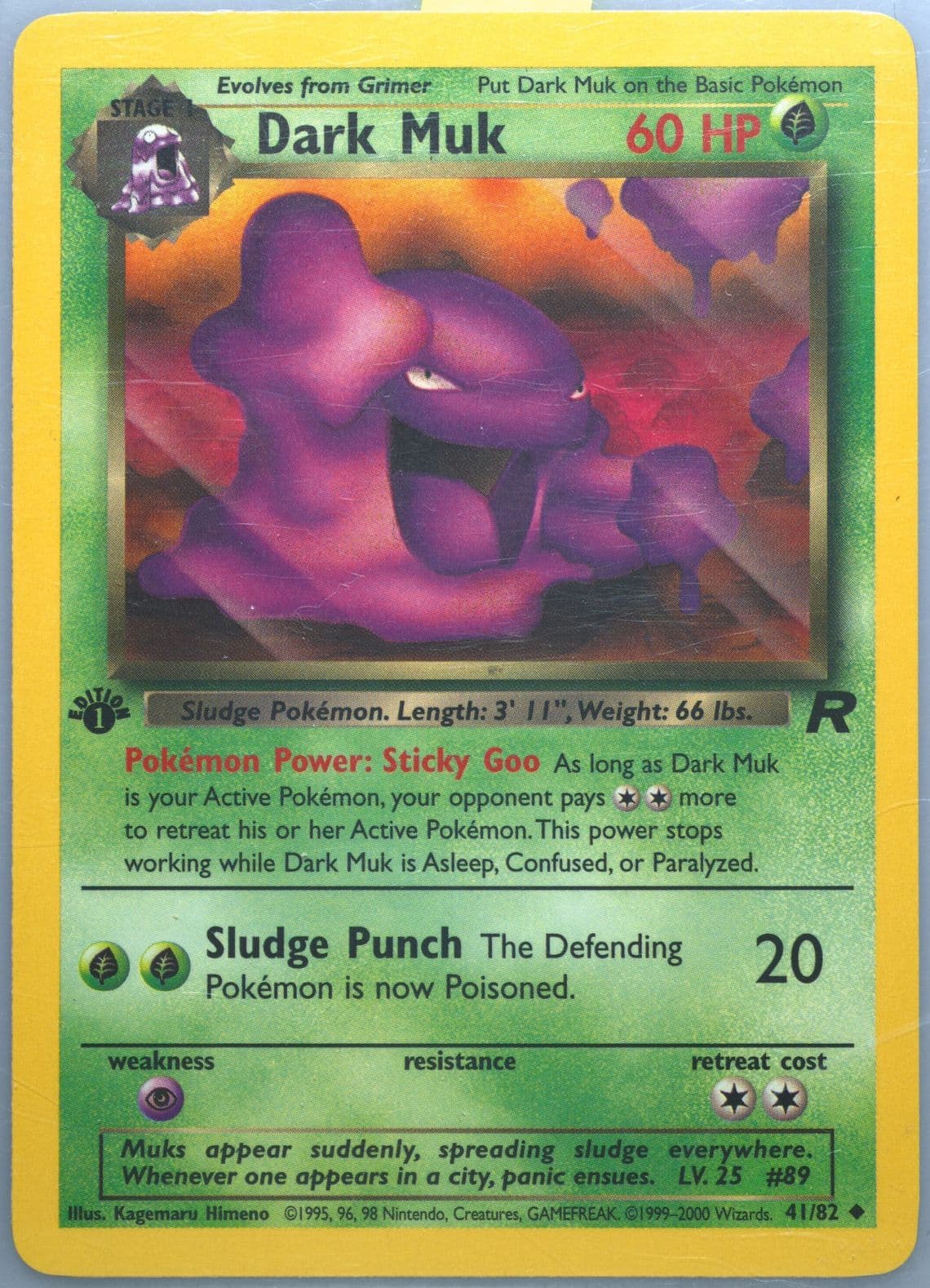 Dark Muk (41) 2000 Pokemon Rocket