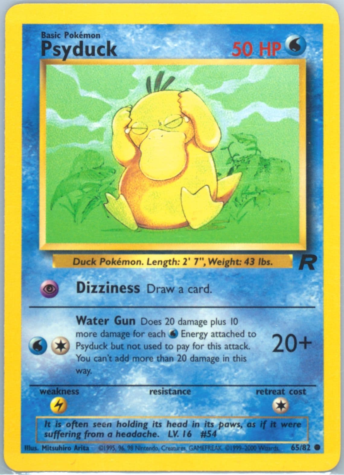 Psyduck (65) 2000 Pokemon Rocket