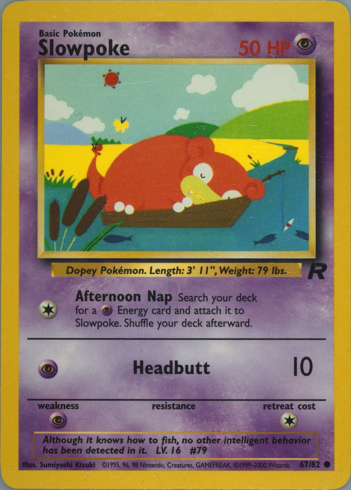 Slowpoke (67) 2000 Pokemon Rocket