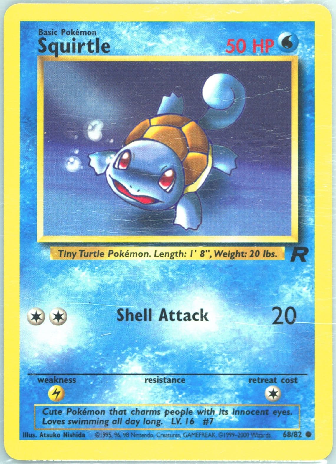 Squirtle (68) 2000 Pokemon Rocket