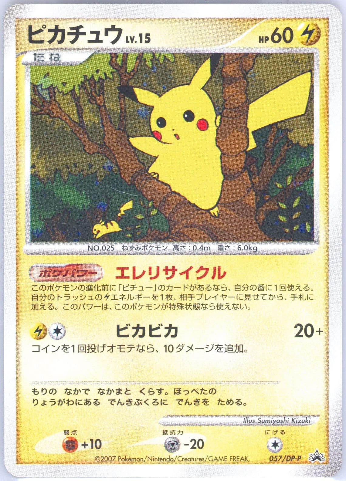 Pikachu-Holo Summer Battle Road (57) 2007 Pokemon Japanese Promo