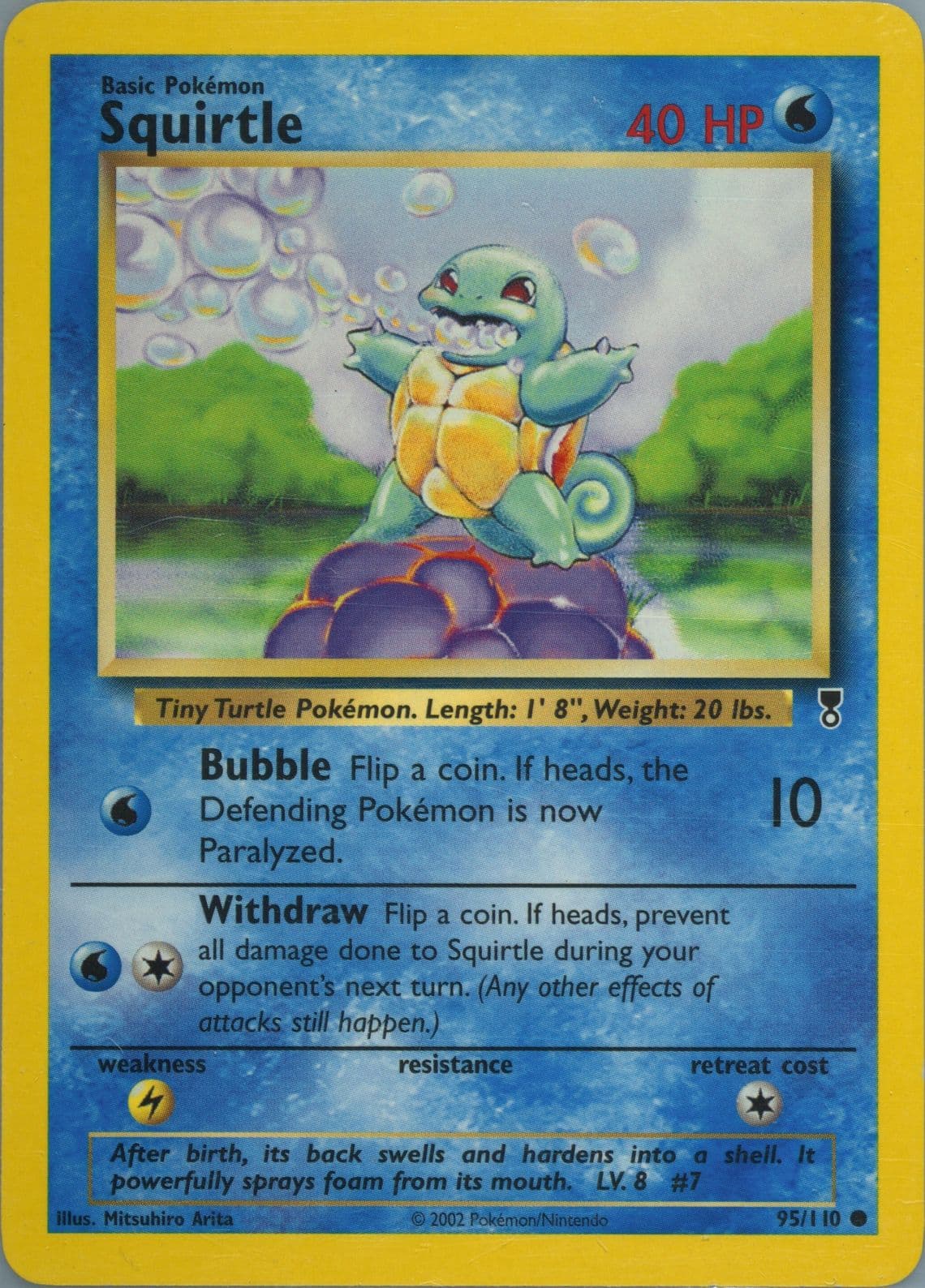 Squirtle (95) 2002 Pokemon Legendary Collection