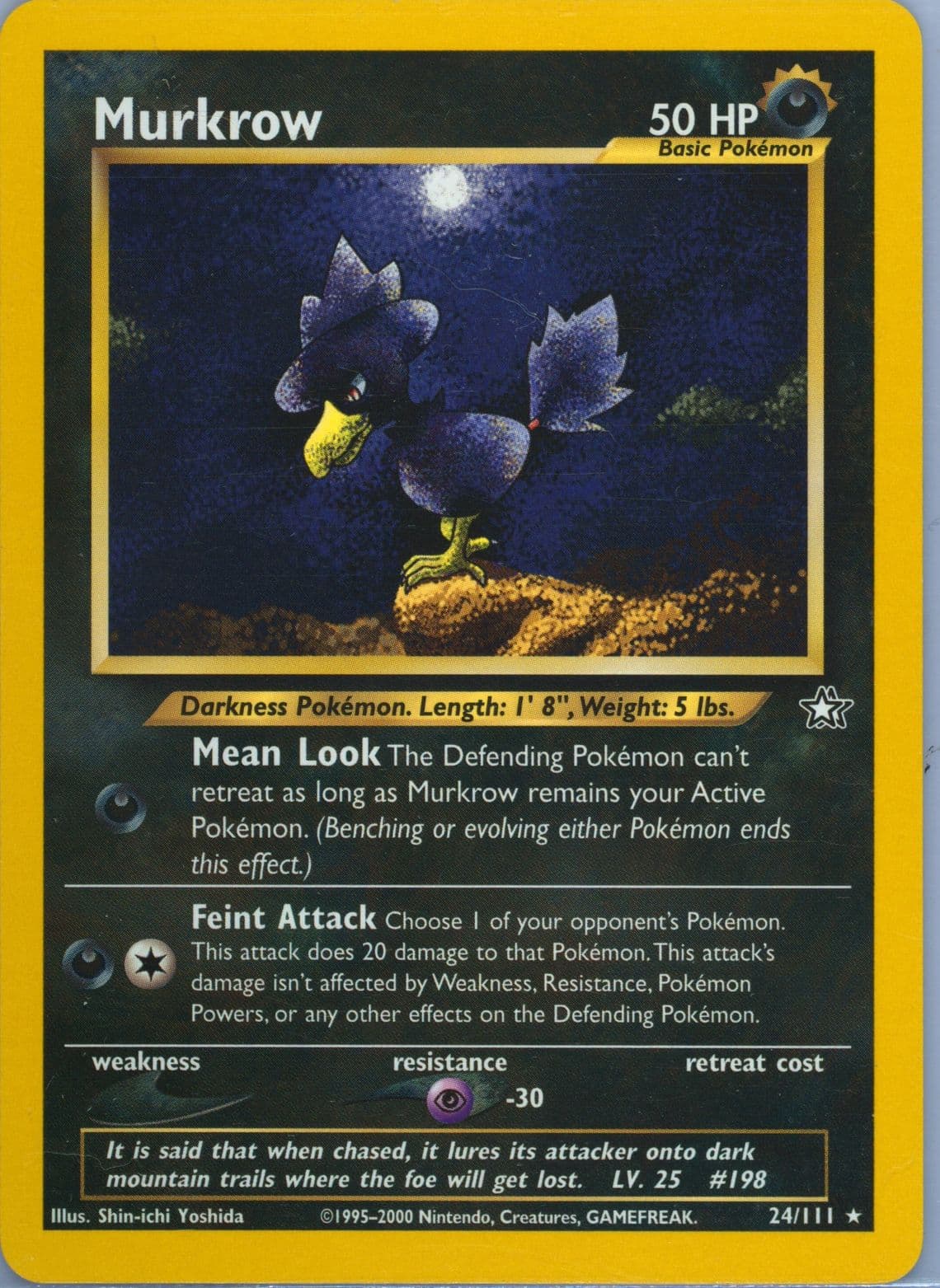 Murkrow (24) 2000 Pokemon Neo Genesis