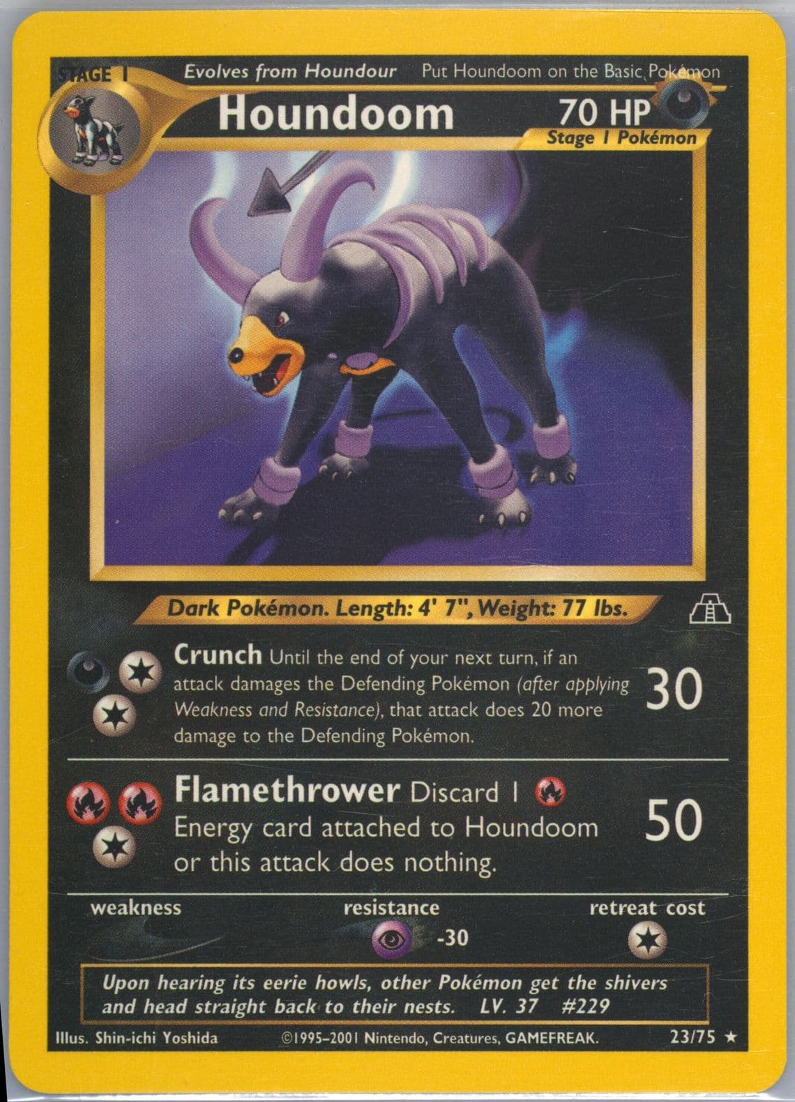 Houndoom (23) 2001 Pokemon Neo Discovery