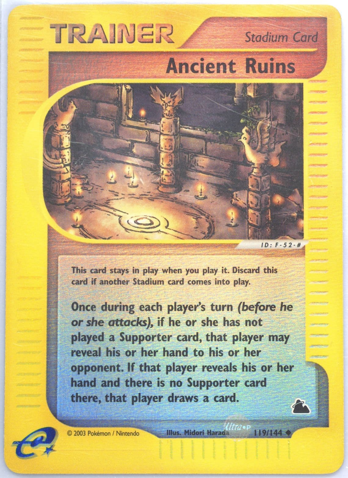 Ancient Ruins-Reverse Foil (119) 2003 Pokemon Skyridge