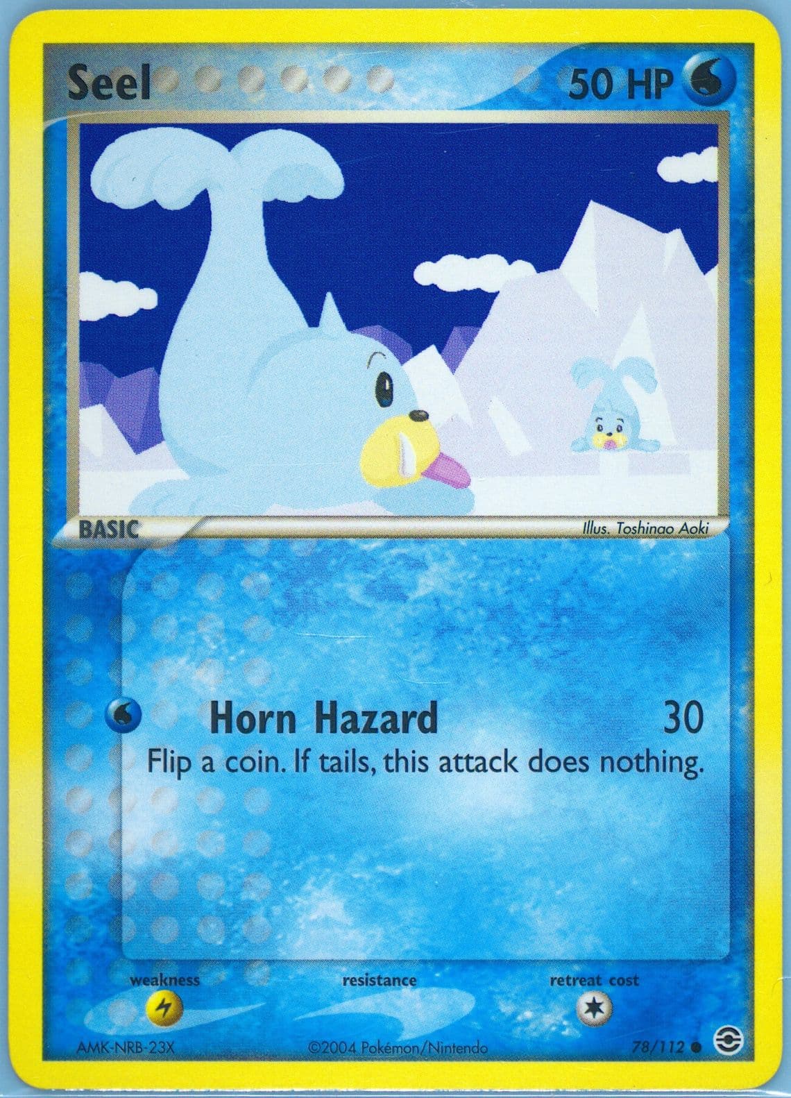 Seel (78) 2004 Pokemon EX Fire Red & Leaf Green