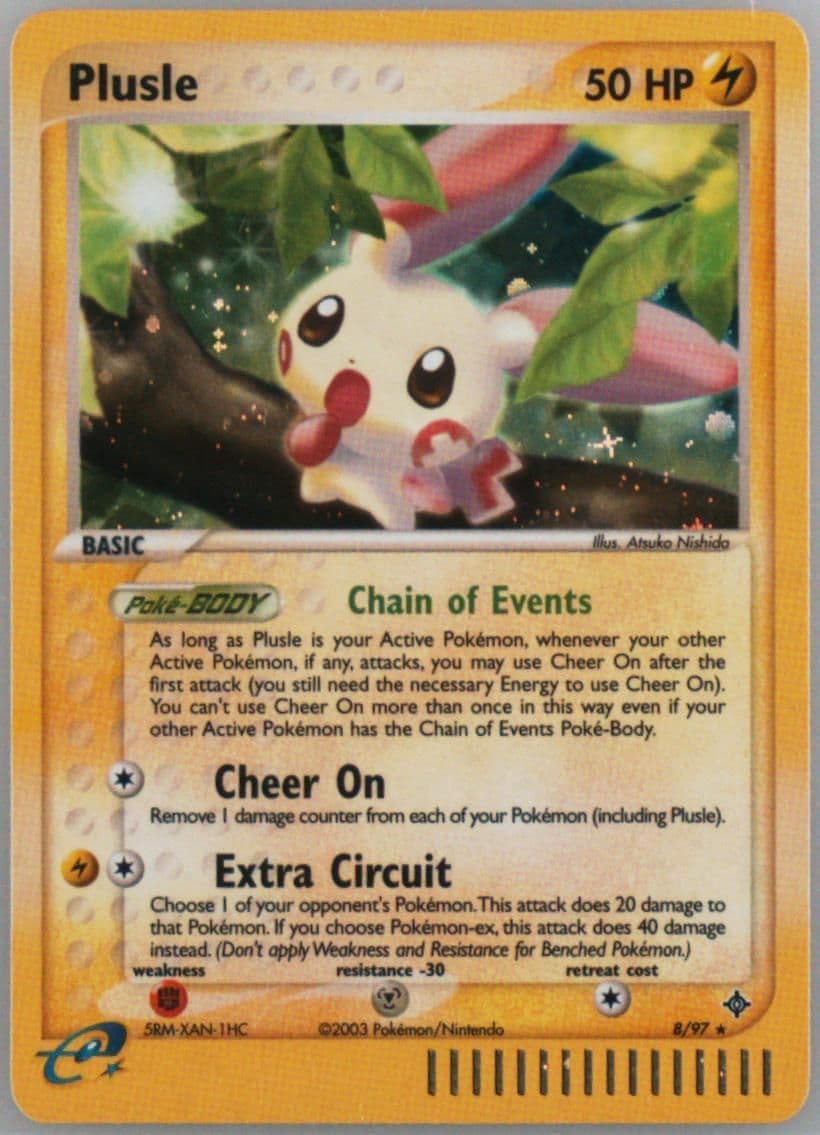 Plusle-Holo (8) 2003 Pokemon EX Dragon