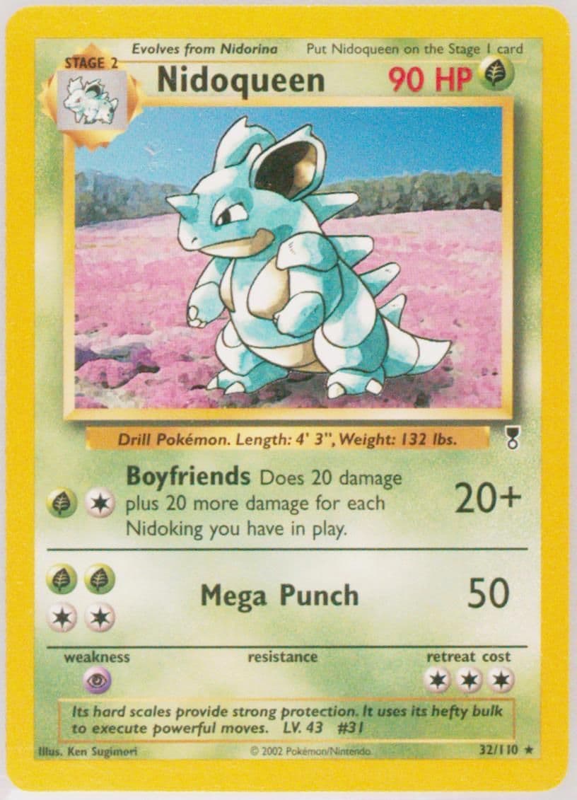 Nidoqueen (32) 2002 Pokemon Legendary Collection