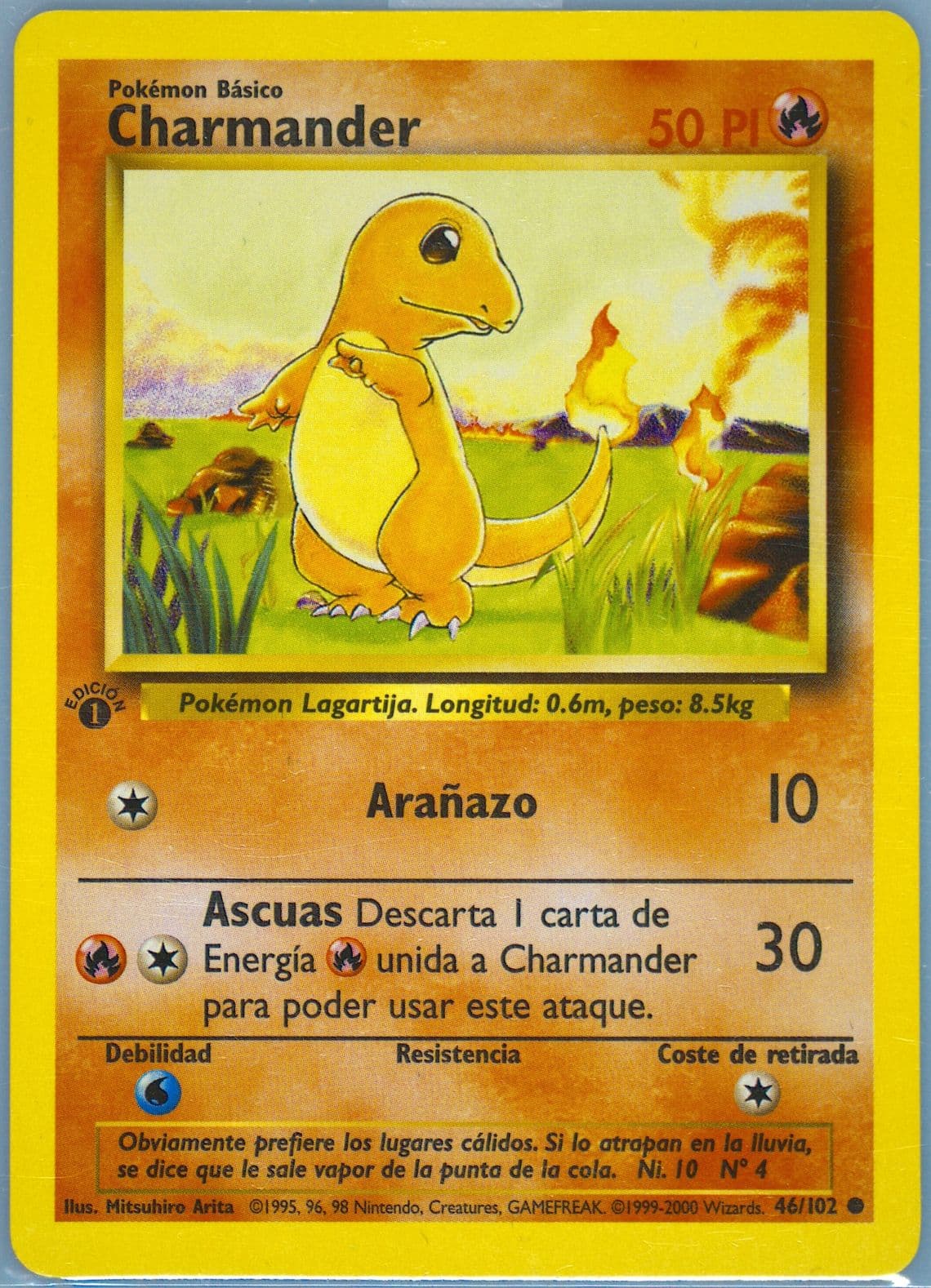 Charmander 1st Edition (46) 1999 Pokemon Spanish