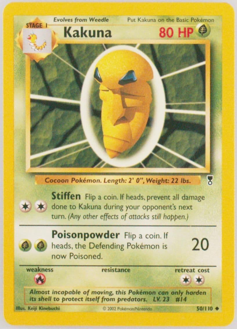 Kakuna (50) 2002 Pokemon Legendary Collection