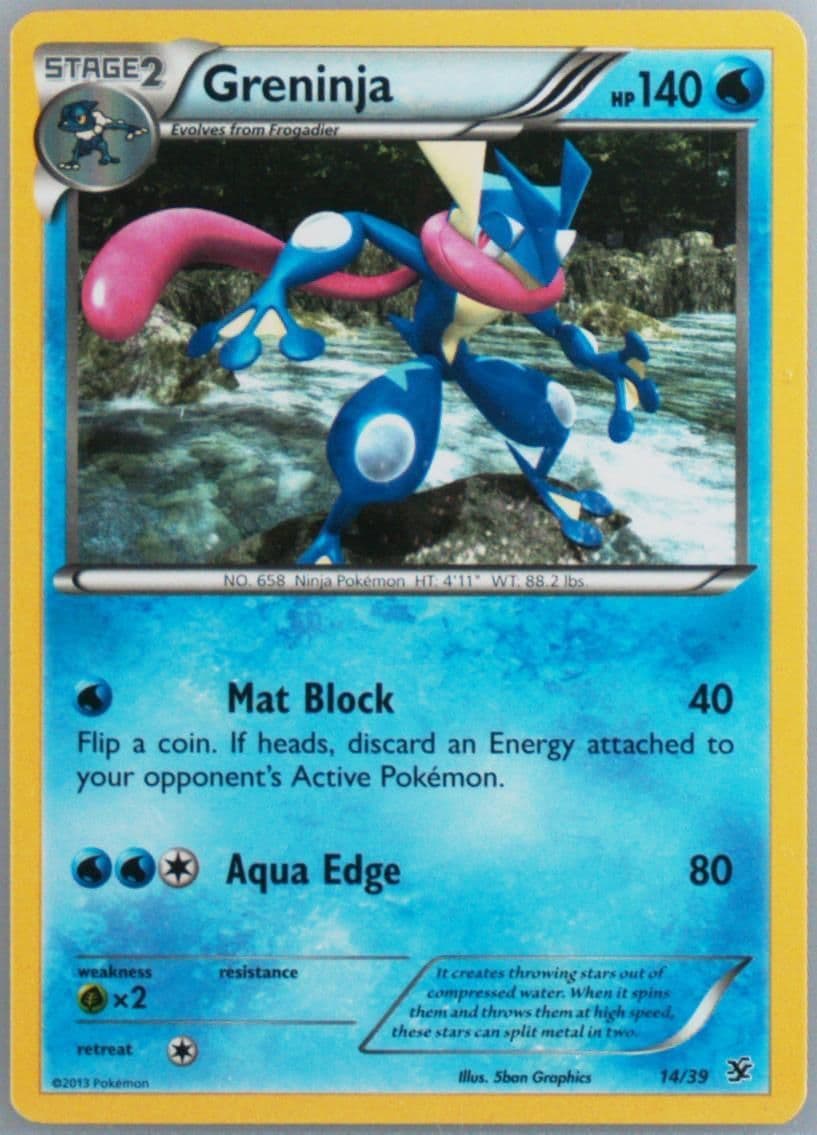 Greninja (14) 2013 Pokemon XY Kalos Starter Set