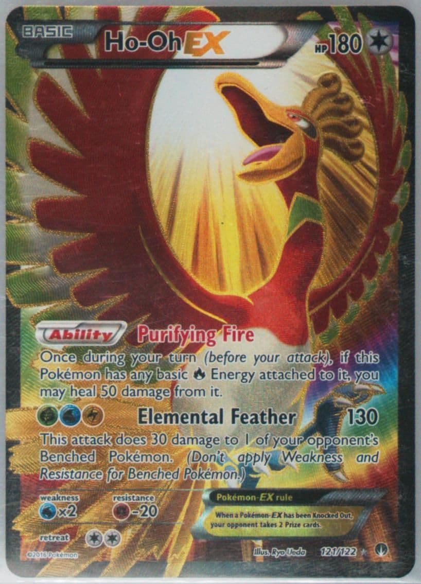 Full Art/HO-Oh EX (121) 2016 Pokemon XY Breakpoint