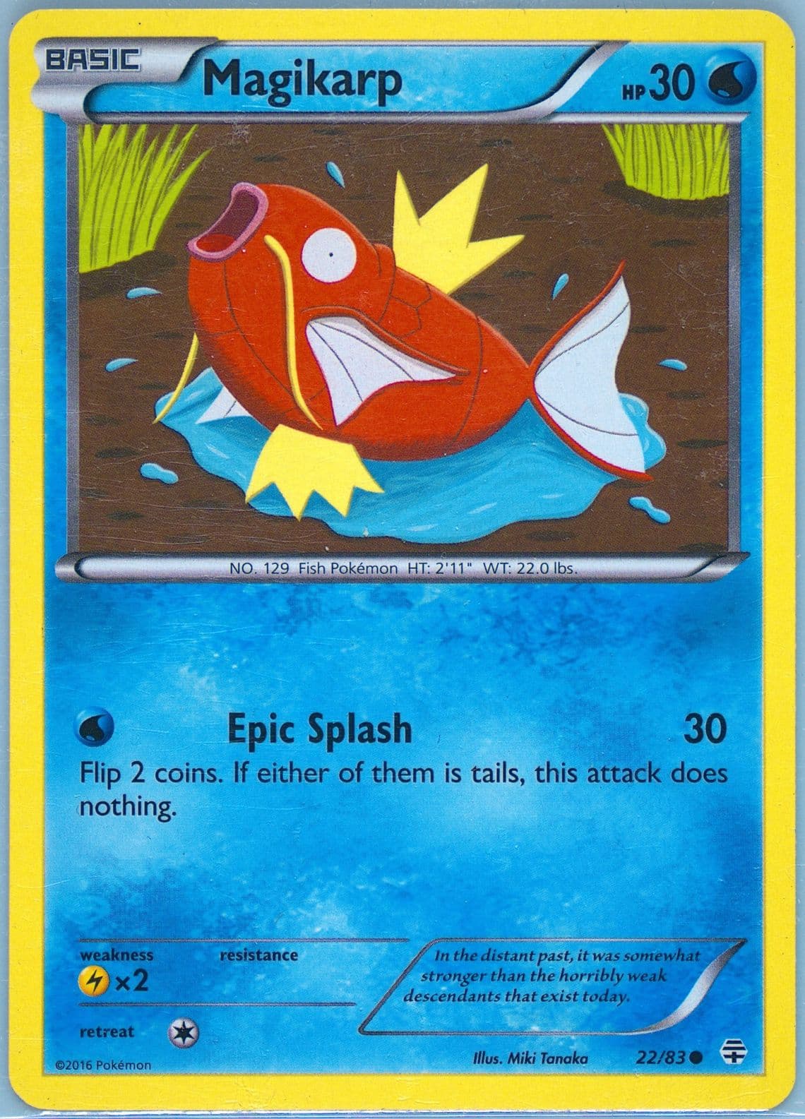 Magikarp (22) 2016 Pokemon XY Generations
