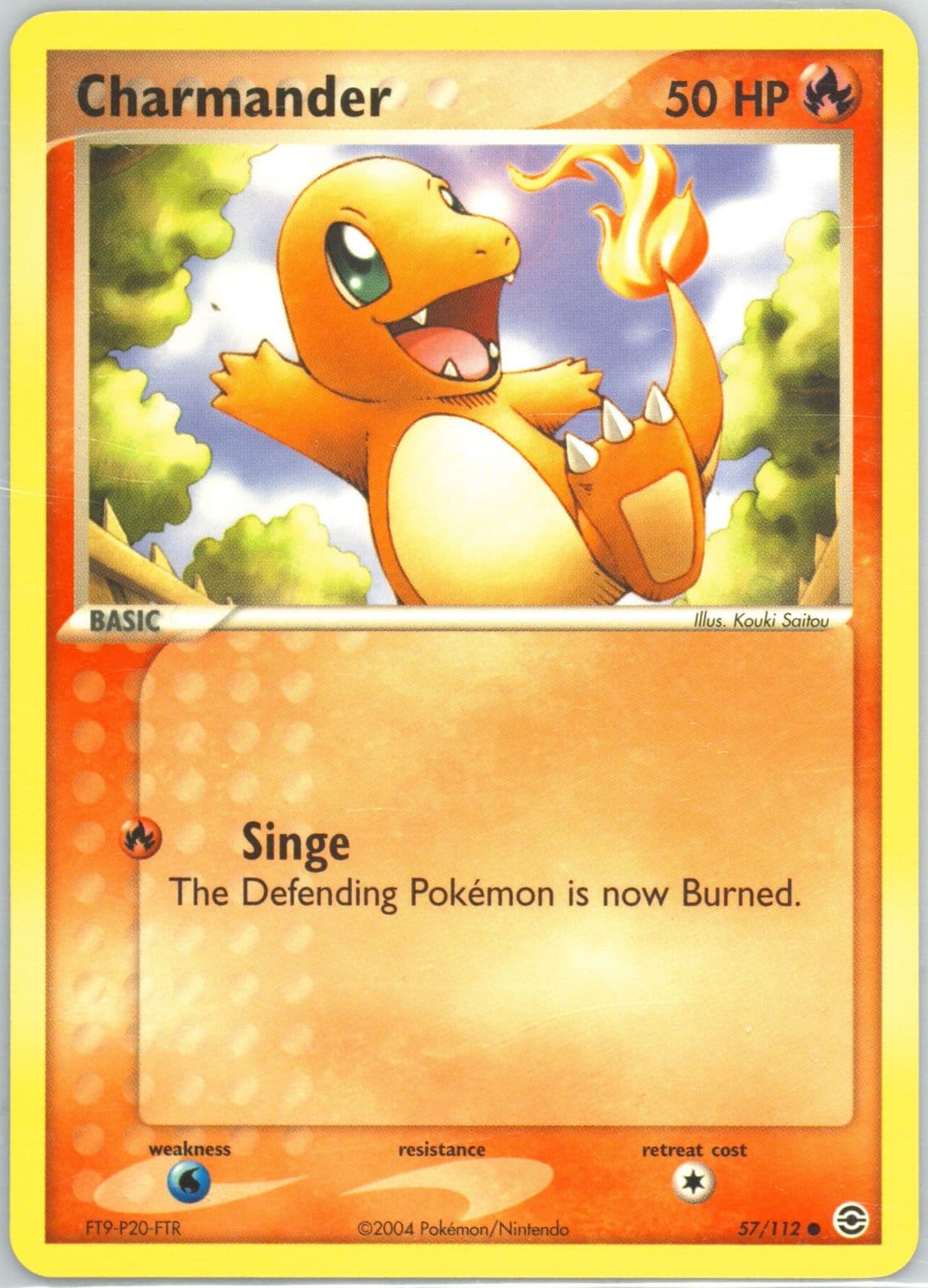 Charmander (57) 2004 Pokemon EX Fire Red & Leaf Green