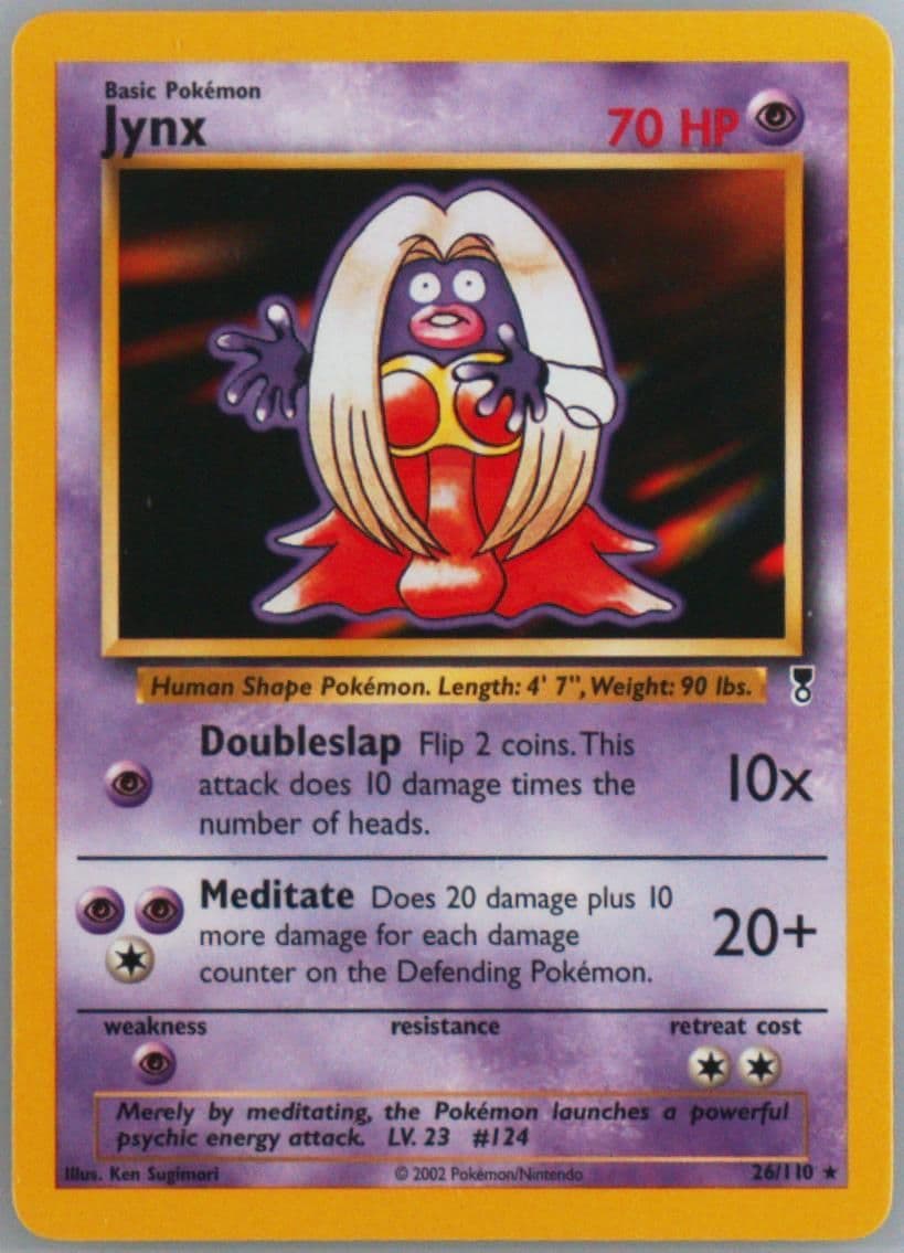 Jynx (26) 2002 Pokemon Legendary Collection