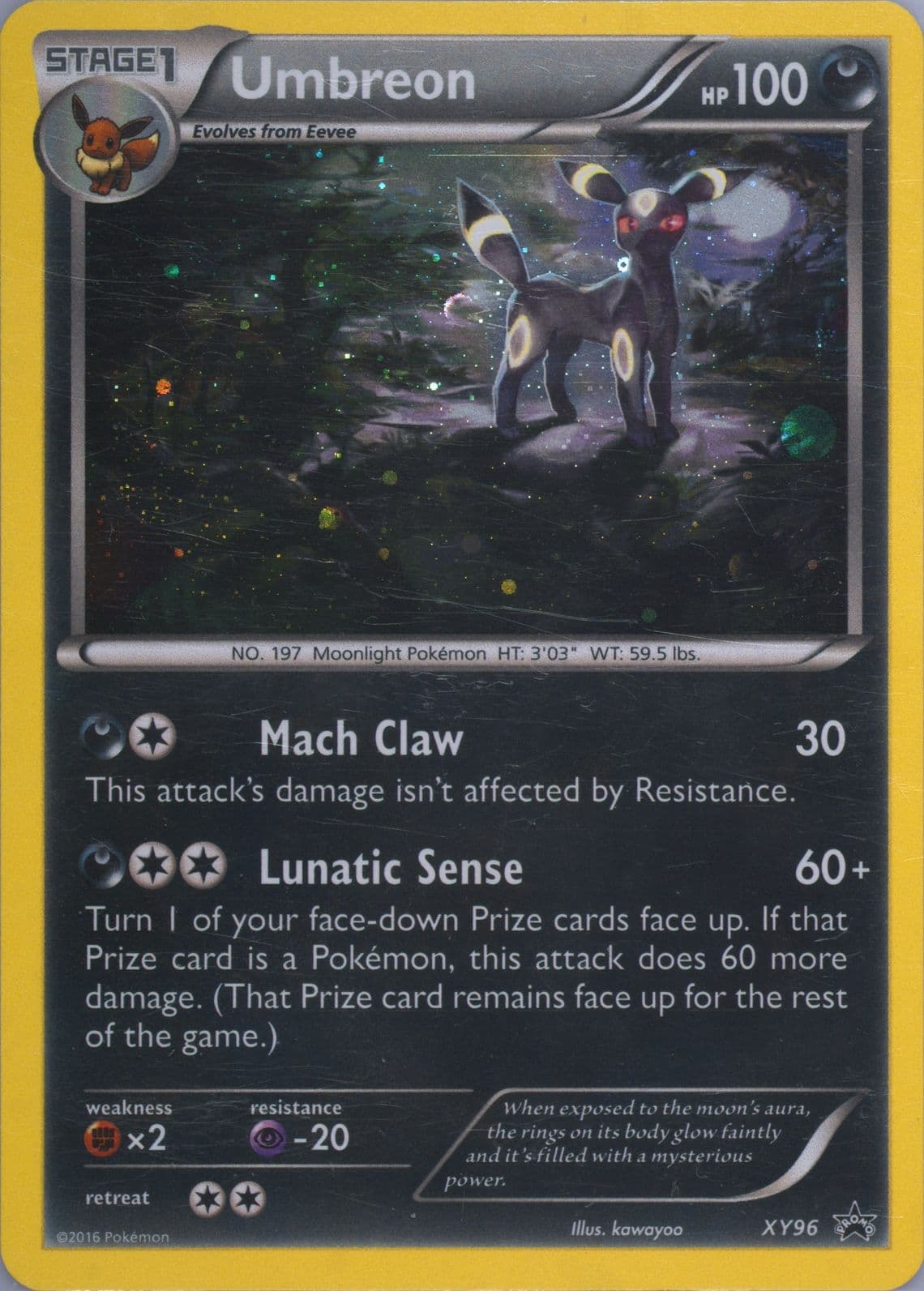 Umbreon-Holo Cosmos-Breakpoint 3 Pack (XY96) 2016 Pokemon XY Black Star Promo - Pokmon Card Data Umbreon-Holo Cosmos-Breakpoint 3 Pack (XY96) 2016 Pokemon XY Black Star Promo - Pokmon Card Data