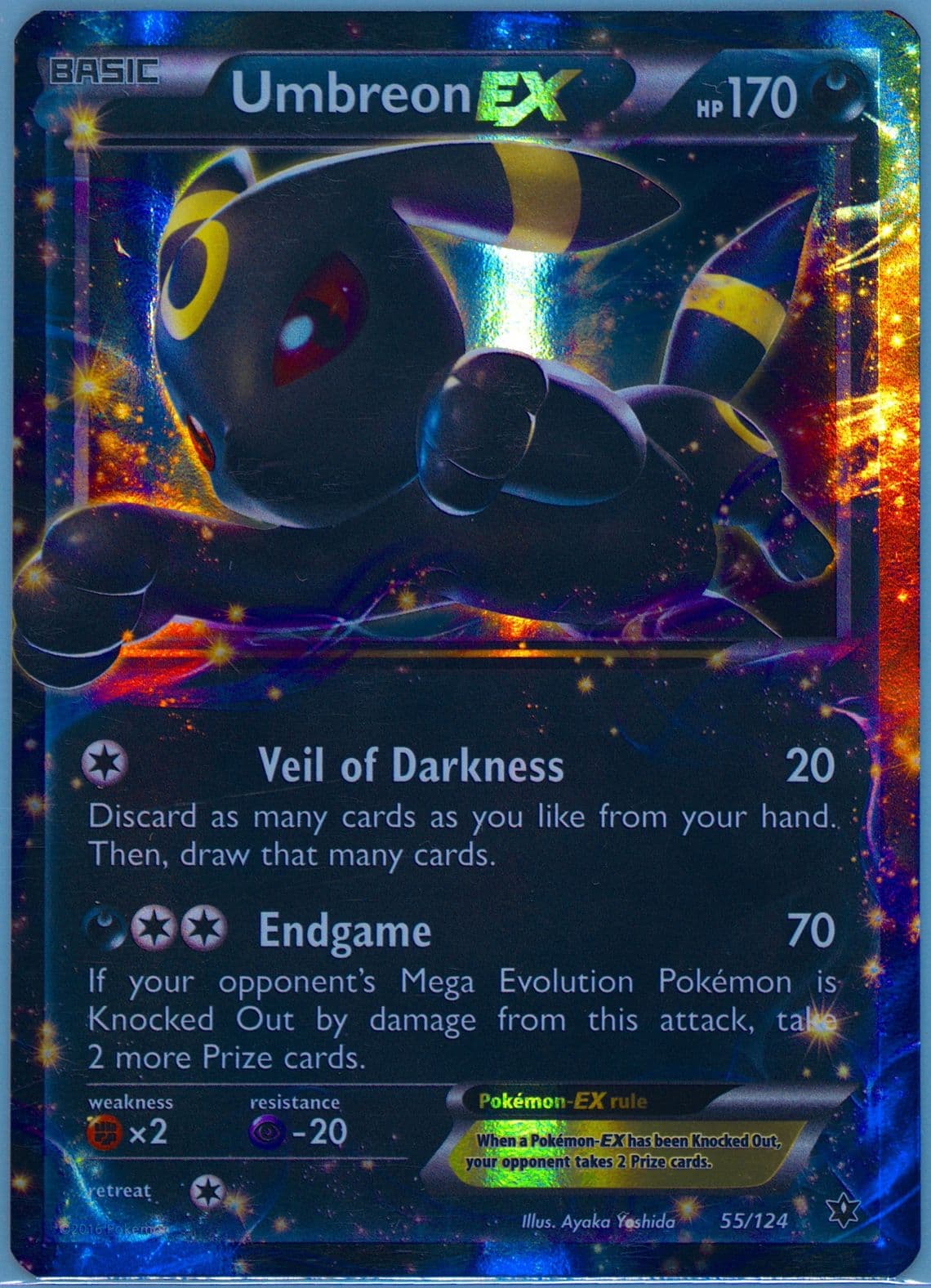 Umbreon EX (55) 2016 Pokemon XY Fates Collide