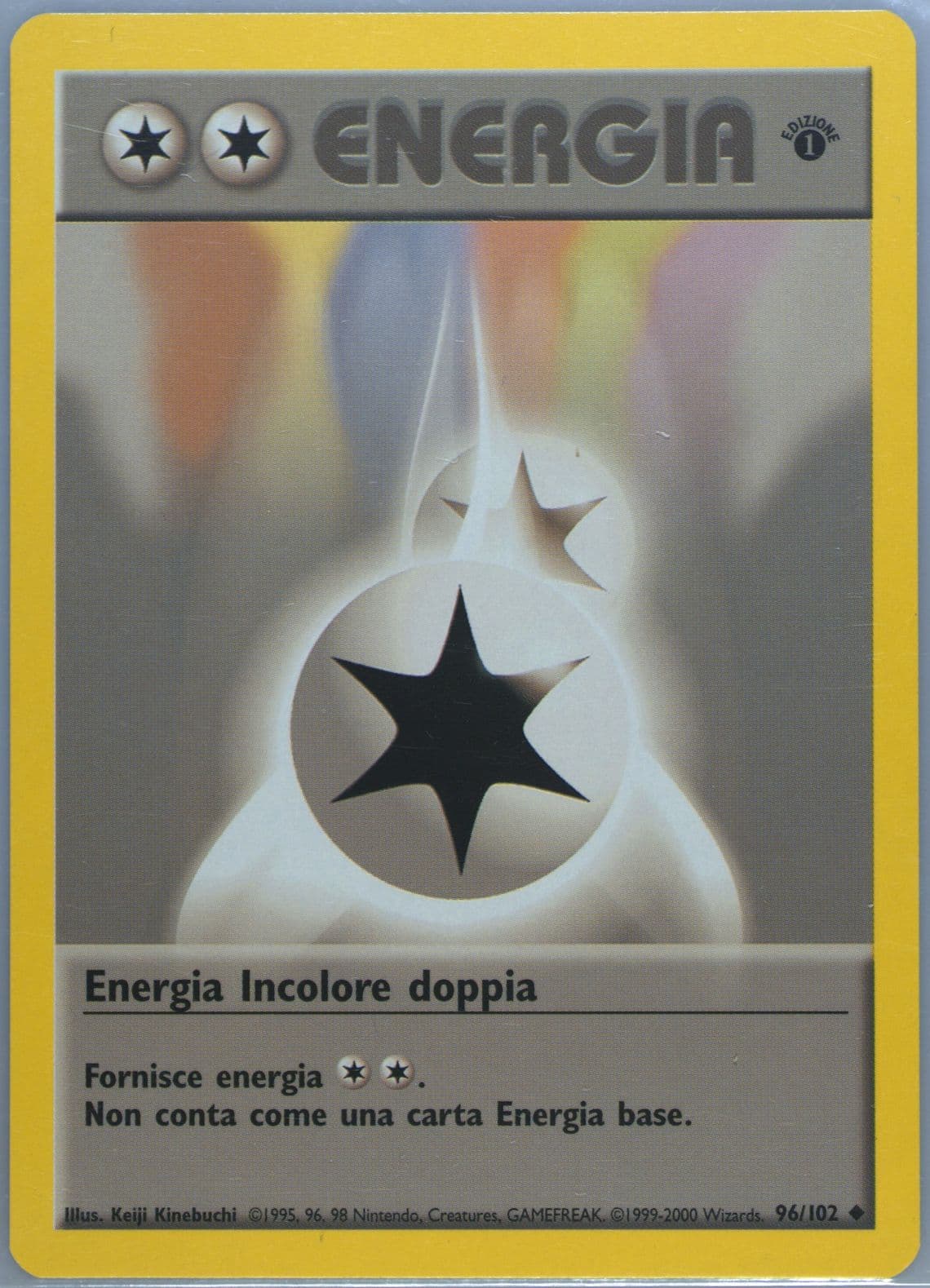 Double Colorless Energy 1st Edition-Italian (96) 2000 Pokemon Game