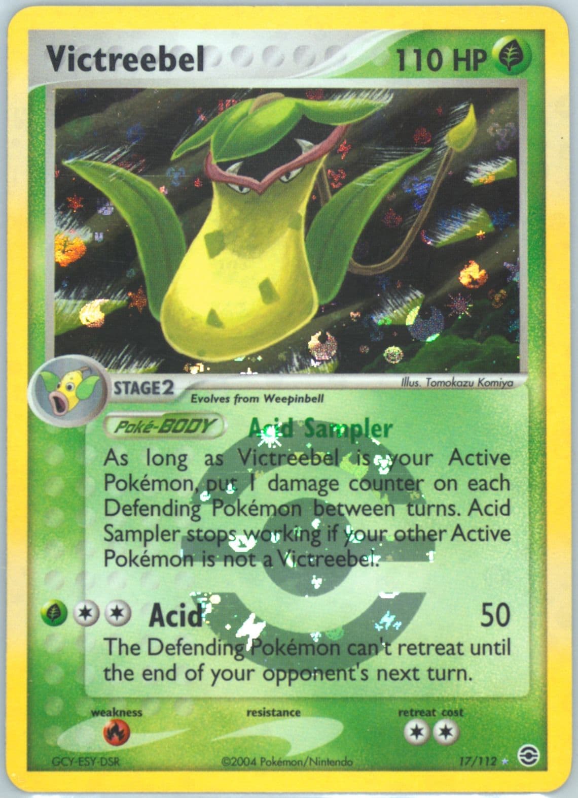 Victreebel-Reverse Foil (17) 2004 Pokemon EX Fire Red & Leaf Green
