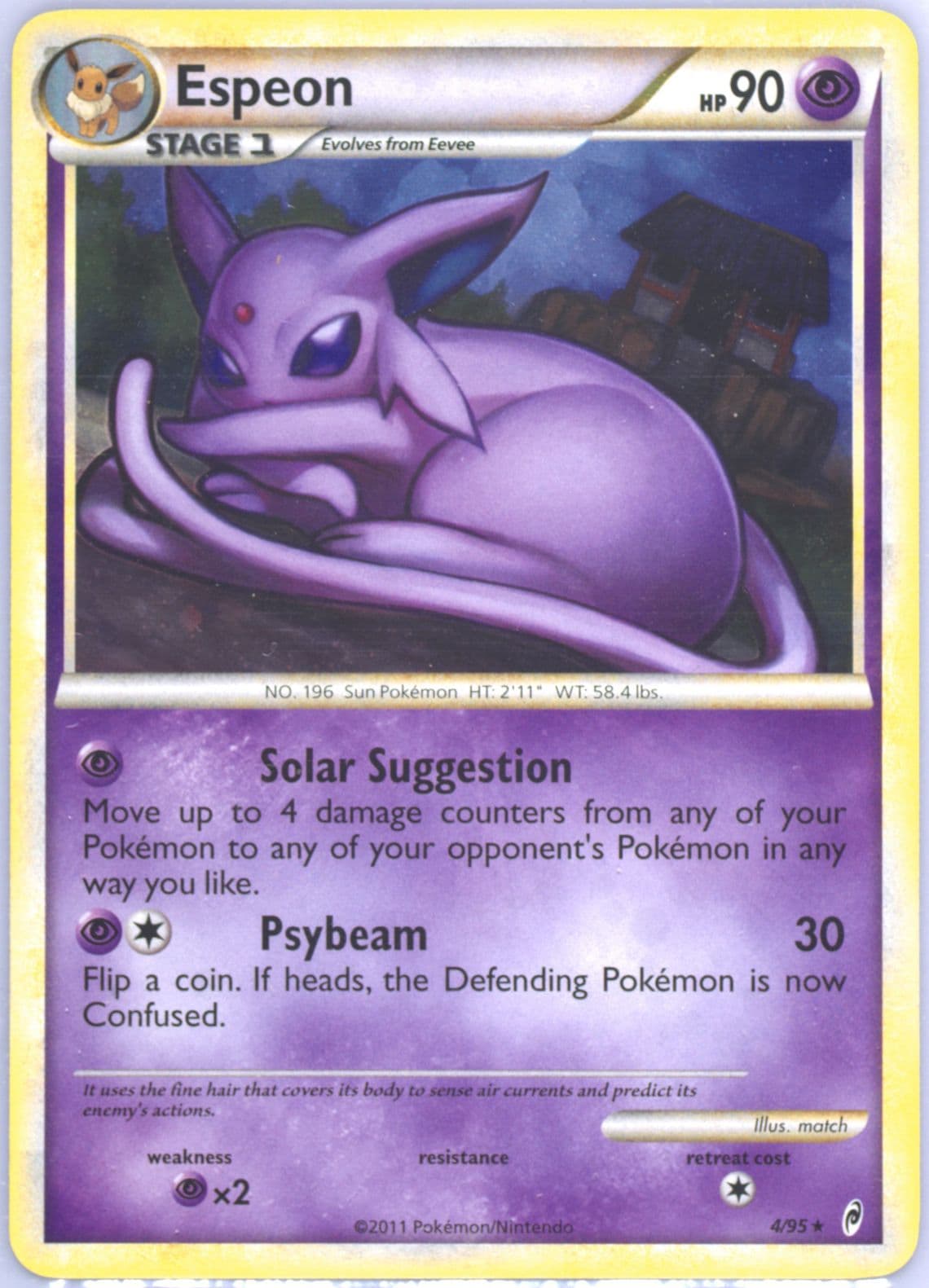 Espeon-Holo (4) 2011 Pokemon Call of Legends