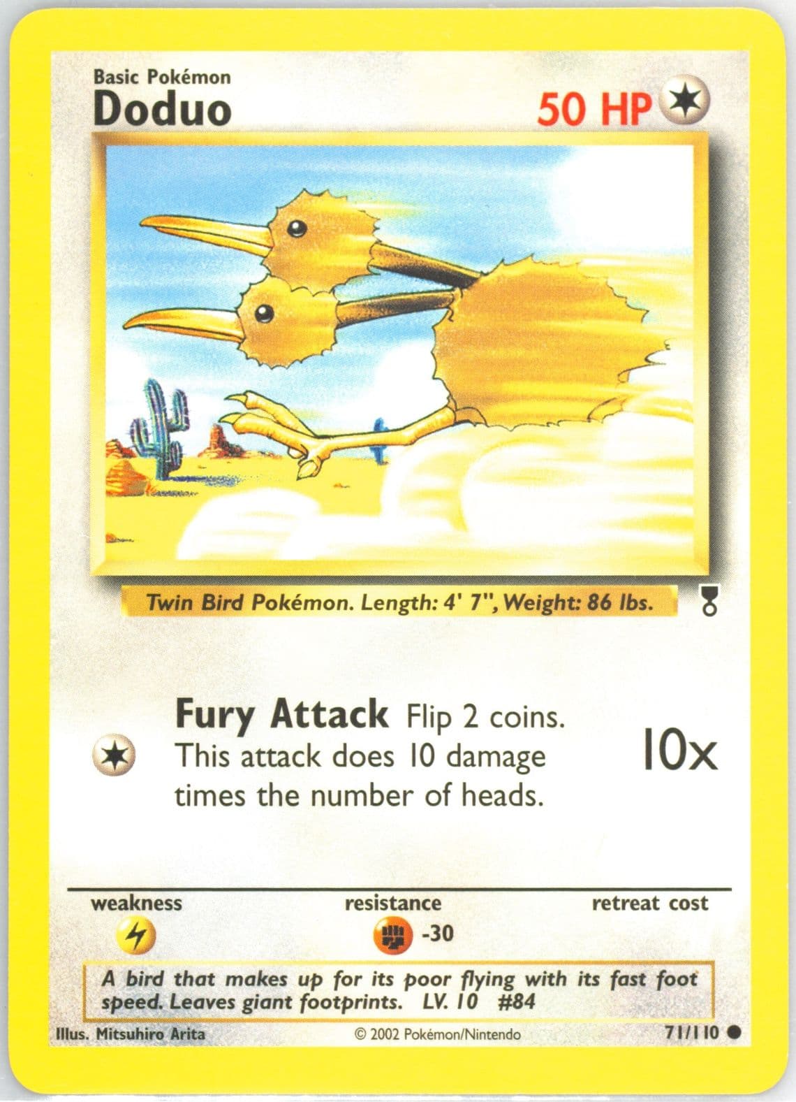Doduo (71) 2002 Pokemon Legendary Collection
