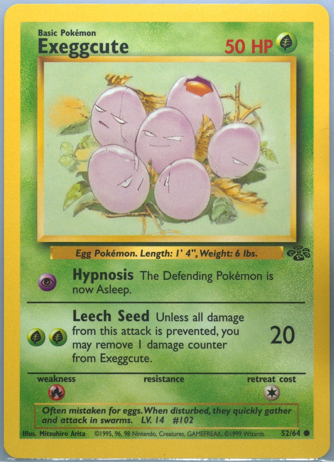 Exeggcute (52) 1999 Pokemon Jungle