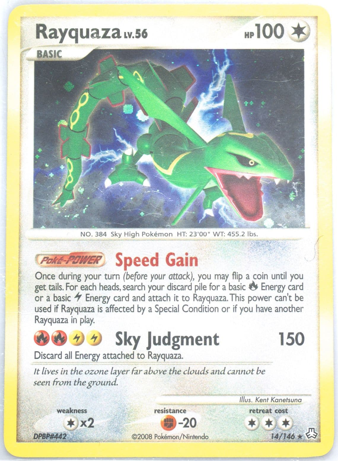 Rayquaza-Holo (14) 2008 Pokemon Diamond & Pearl Legends Awakened