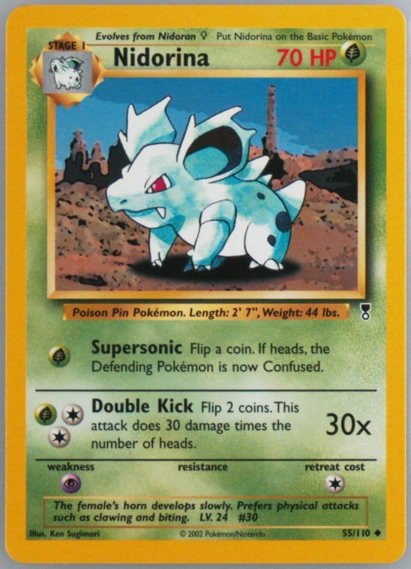 Nidorina (55) 2002 Pokemon Legendary Collection