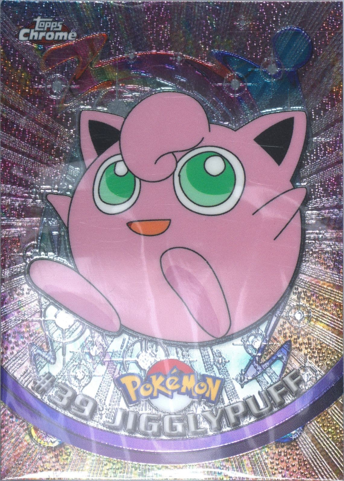Jigglypuff (39) 2000 Topps Chrome Pokemon T.V.