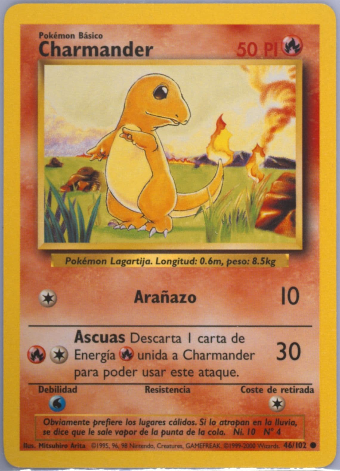 Charmander (46) 1999 Pokemon Spanish