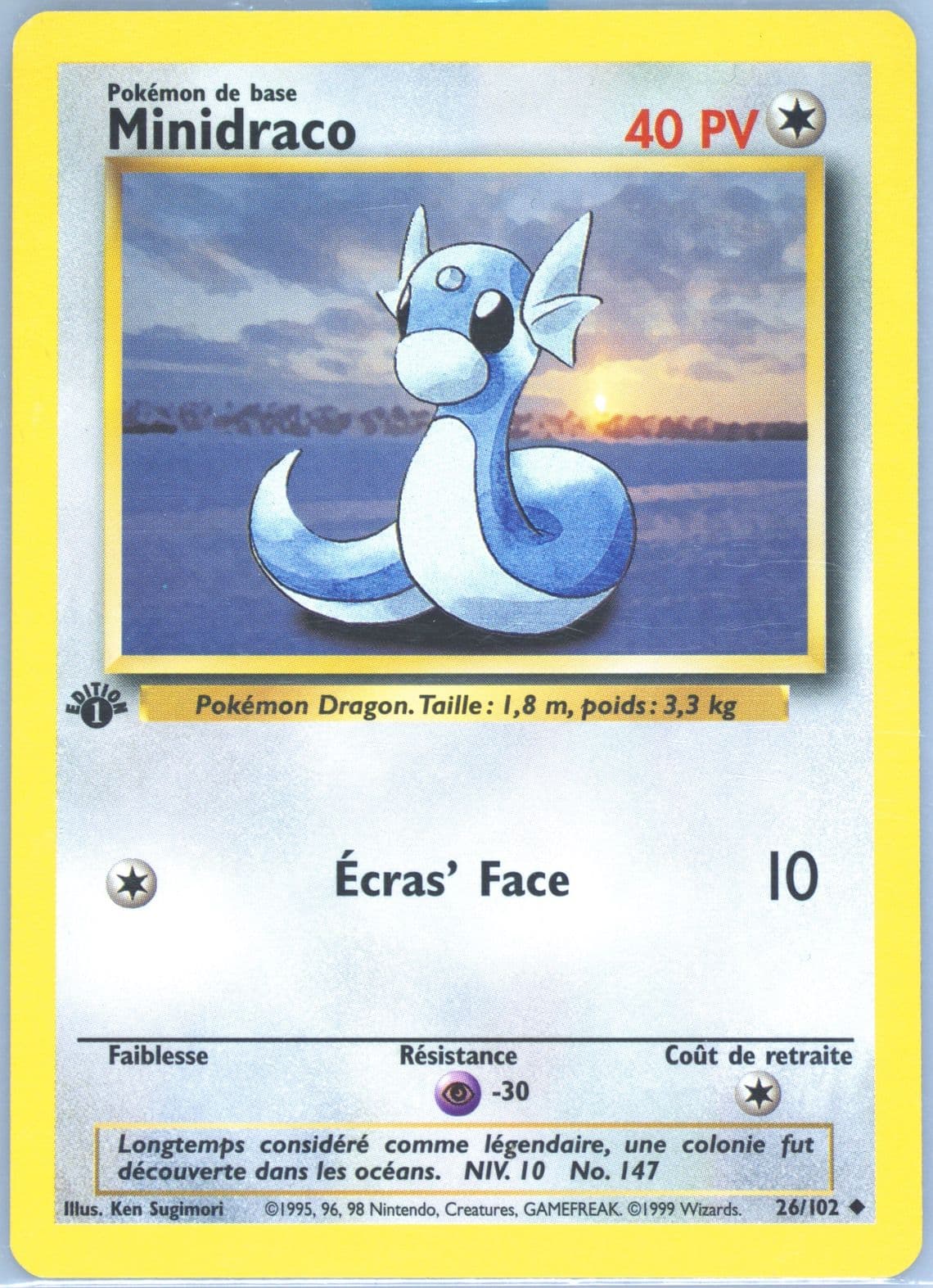Minidraco 1st Edition (26) 1999 Pokemon French