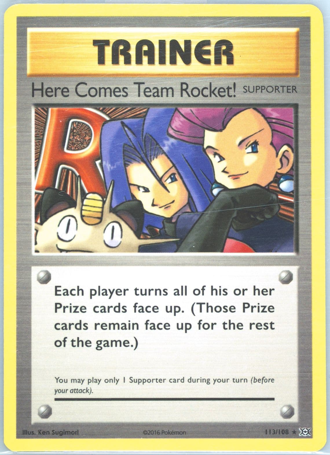 Here Comes Team Rocket! (113) 2016 Pokemon XY Evolutions