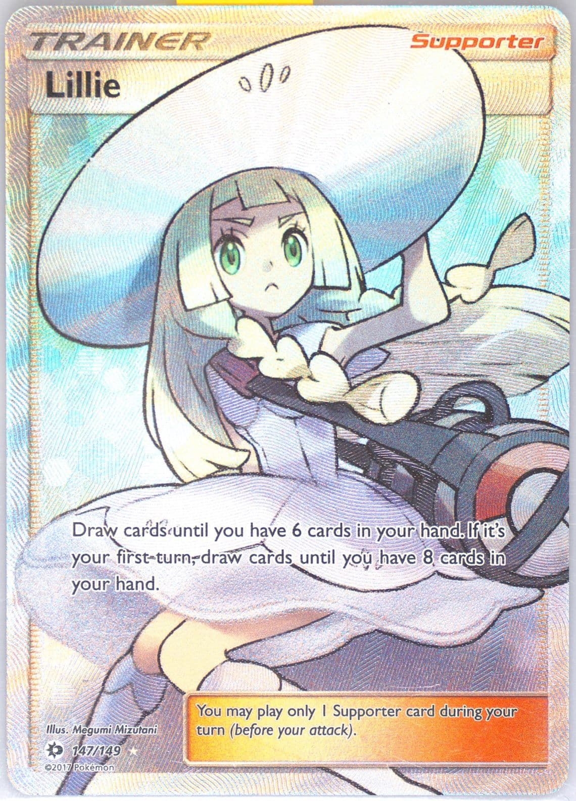 Full Art/Lillie (147) 2017 Pokemon Sun & Moon