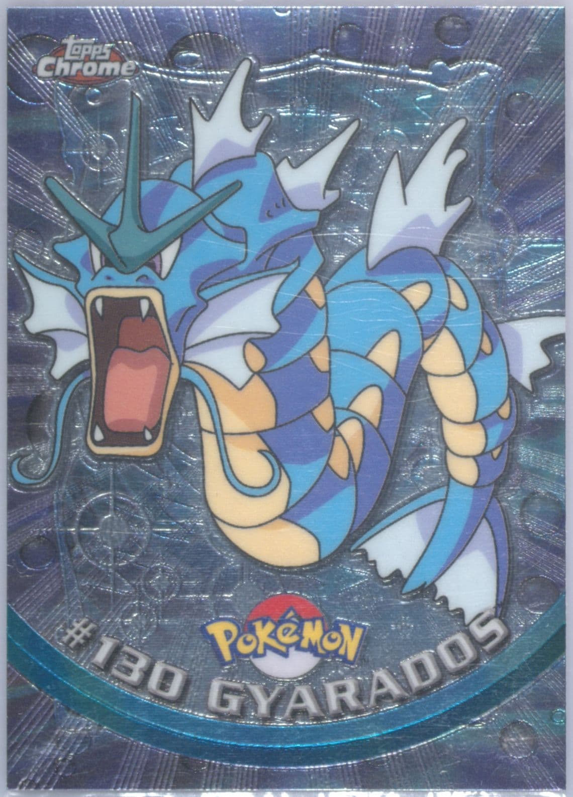 Gyarados (130) 2000 Topps Chrome Pokemon T.V.