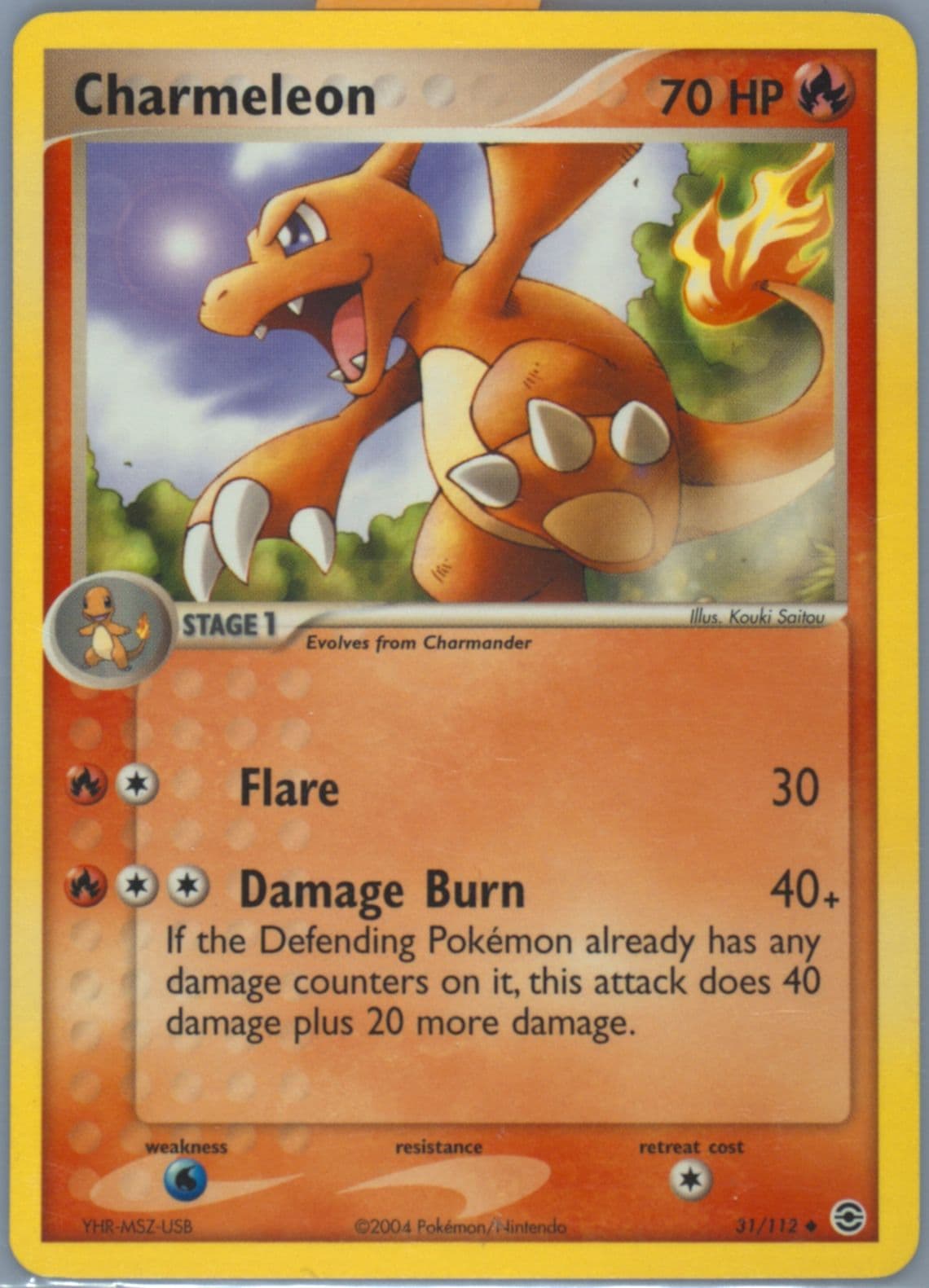 Charmeleon (31) 2004 Pokemon EX Fire Red & Leaf Green