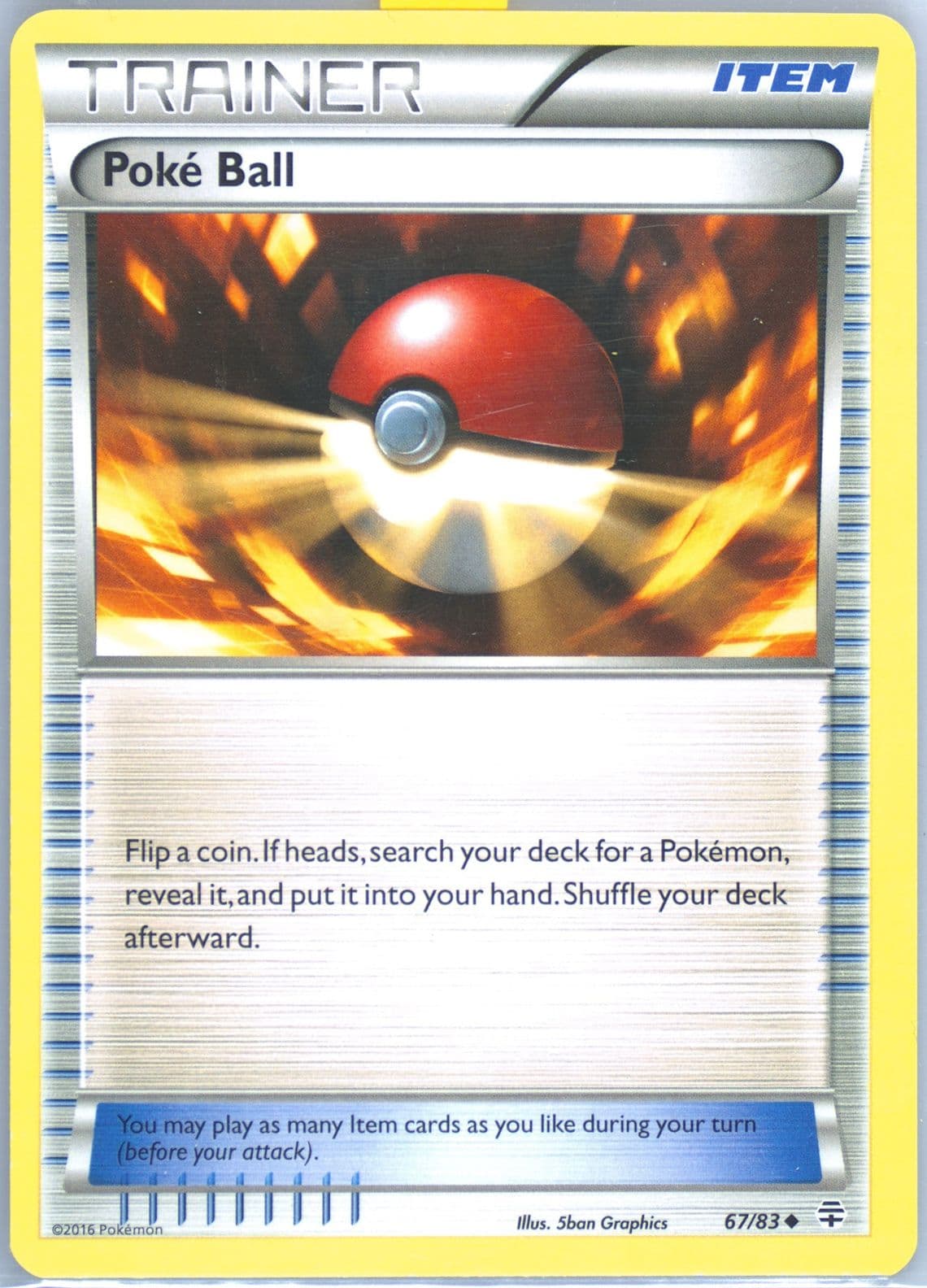 Poke Ball (67) 2016 Pokemon XY Generations