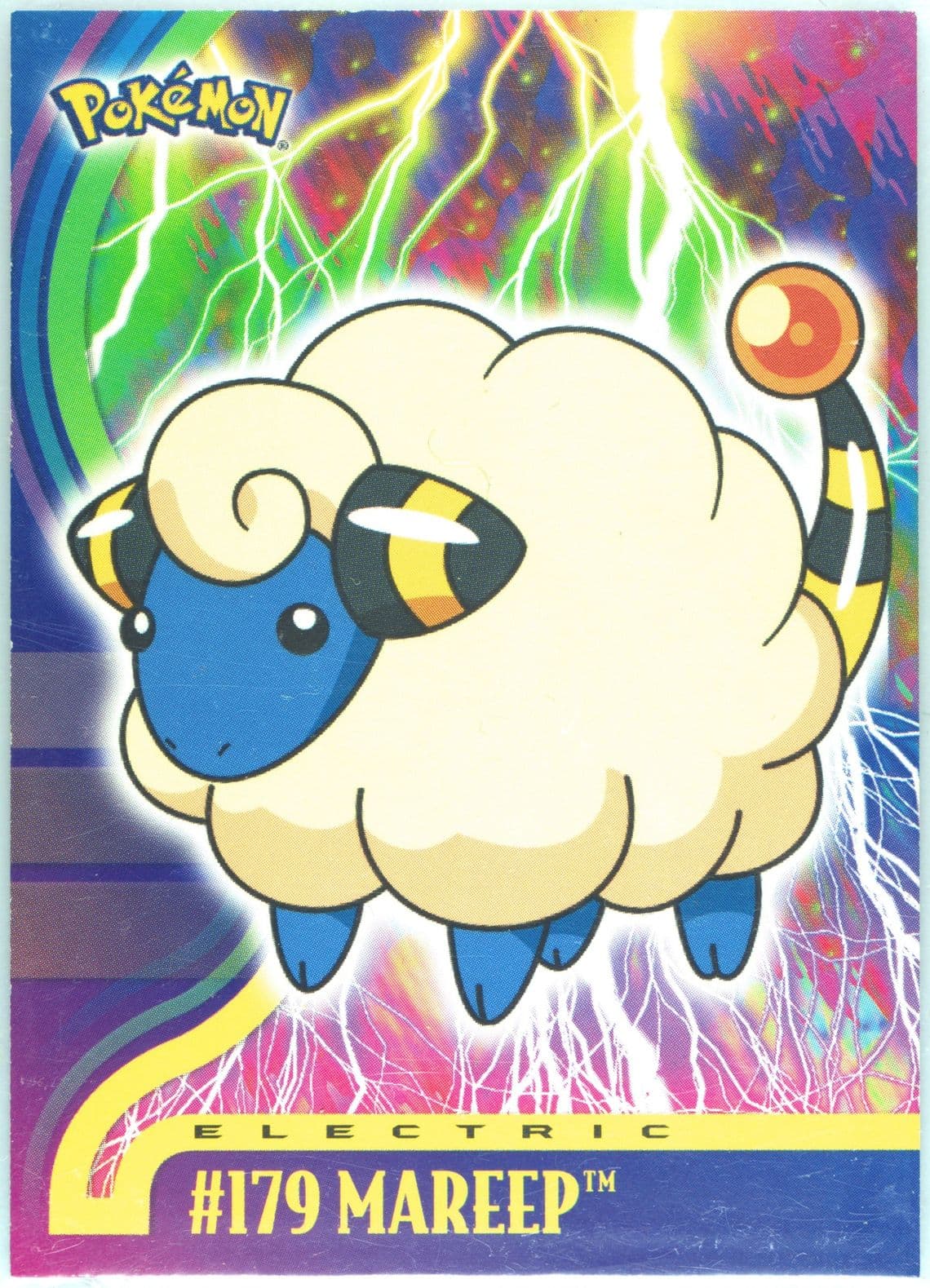 Mareep (179) 2001 Topps Pokemon Johto Series 1